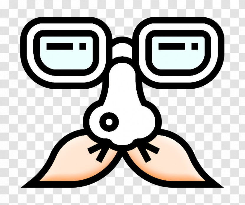 Glasses Icon Party Icon Mask Icon Transparent PNG