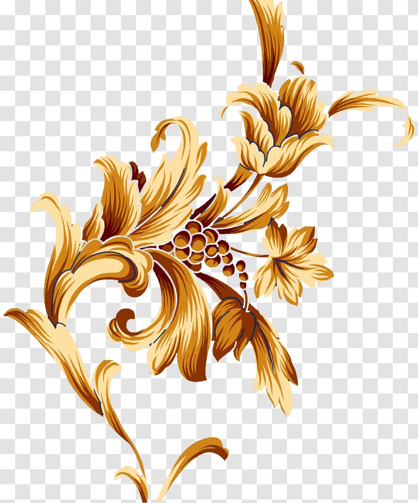 Flower Bokmärke Gold Raster Graphics Clip Art - Picture Frames Transparent PNG