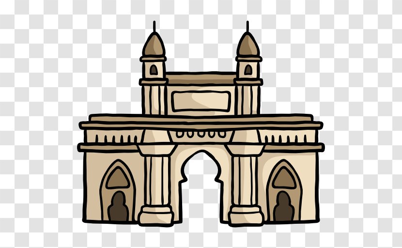 Gateway Of India Monument Clip Art - Facade Transparent PNG