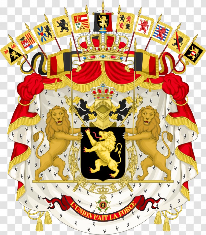 Coat Of Arms Belgium Flag Lion - Recreation Transparent PNG