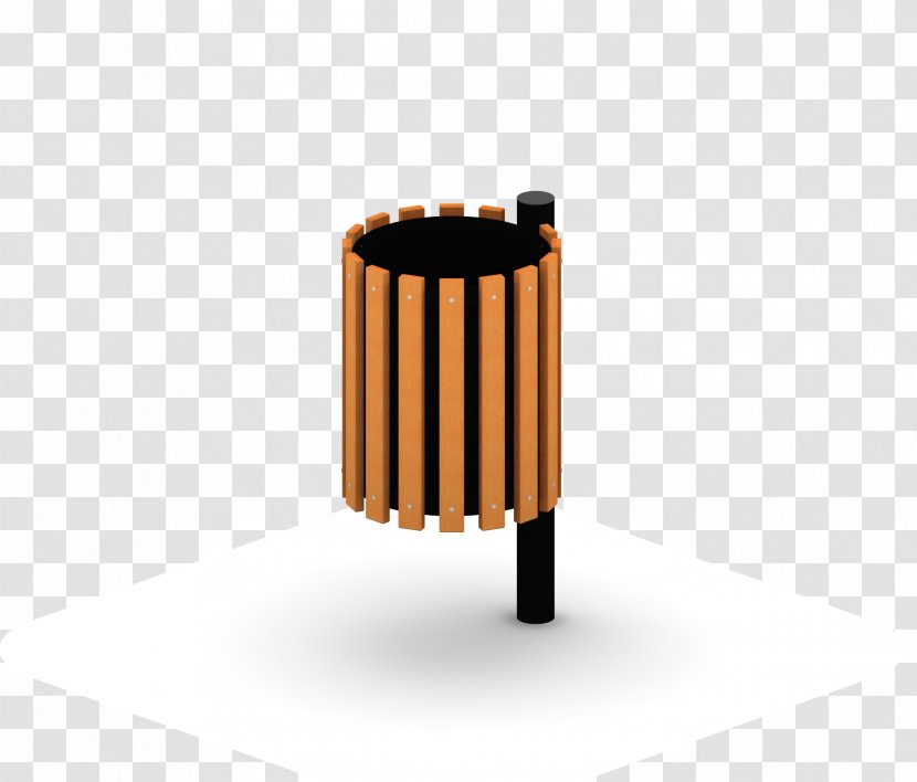 Rubbish Bins & Waste Paper Baskets Tin Can Park Container - Cylinder - Trash Transparent PNG