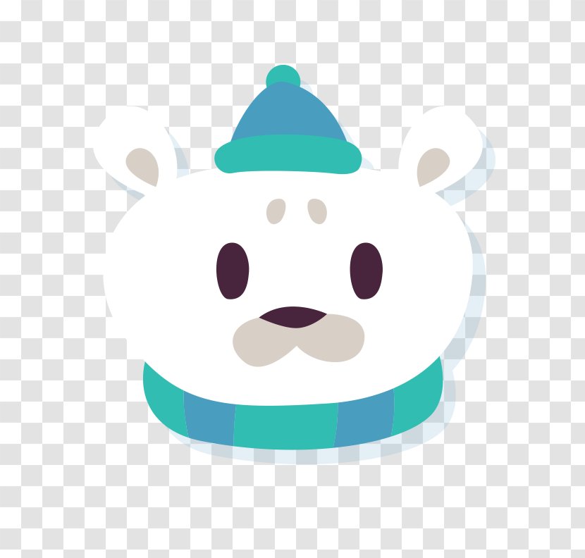 Headgear Nose Character Clip Art - Winter Animal Transparent PNG