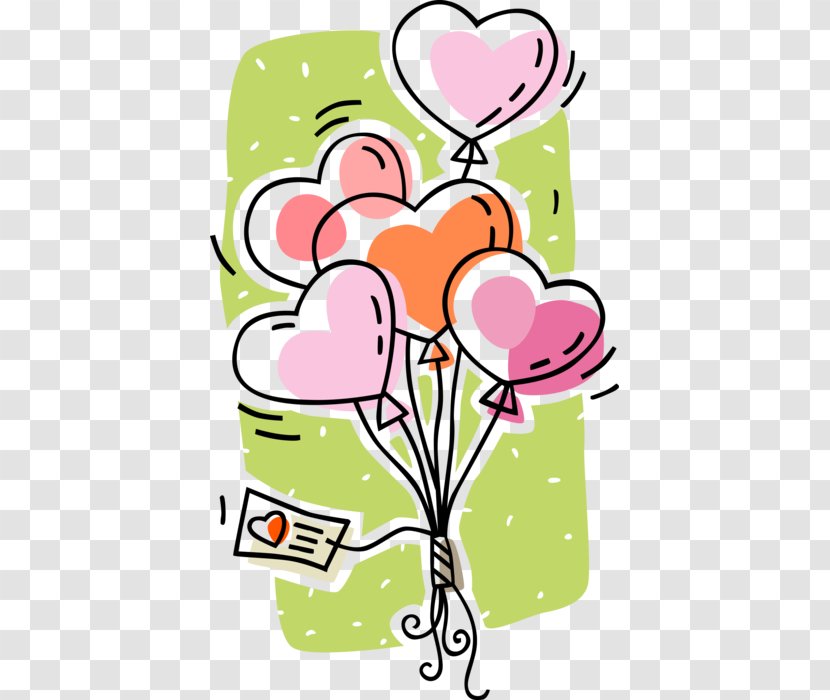 Balloon Heart Valentine's Day Drawing Coloring Book - Family Frame Png St Valentin Transparent PNG