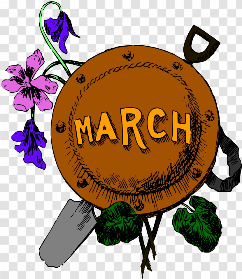 Calendar March Clip Art - Food - The Month Transparent PNG