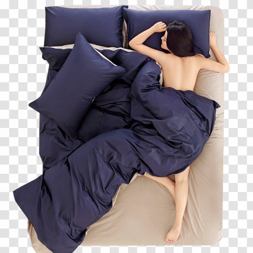 Bedding Blanket Sleep Comfort Pillow - Shoulder - Pure Cotton Transparent PNG