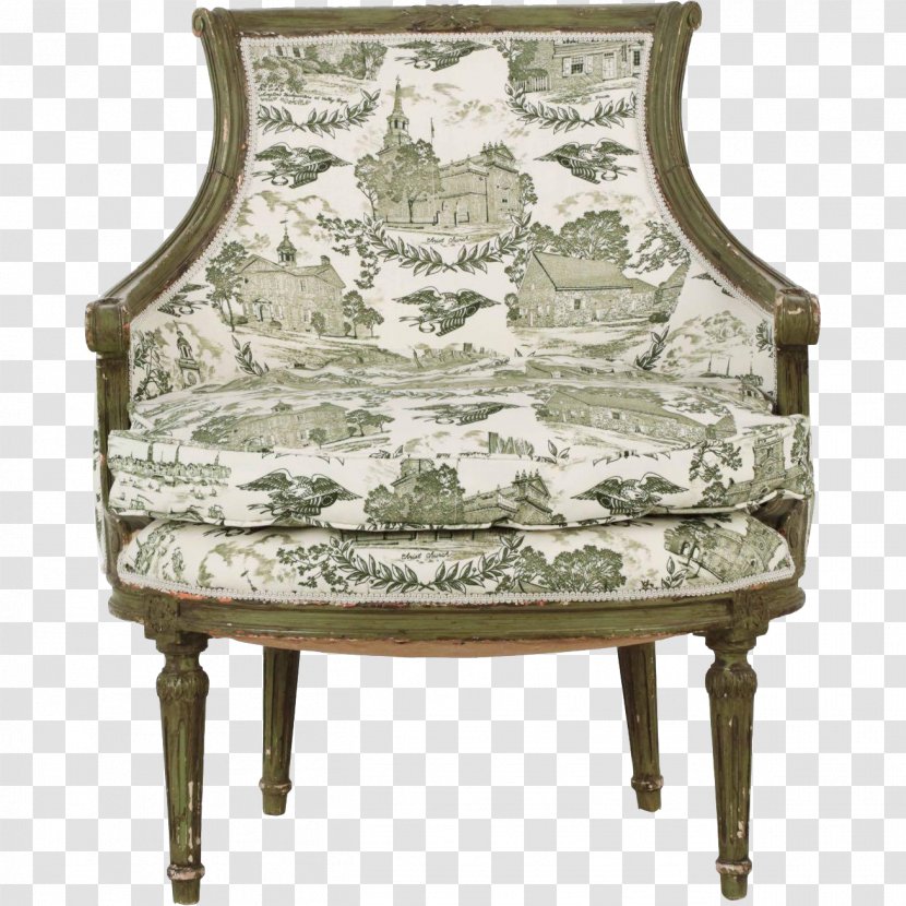 Chair Loveseat Antique - Armchair Transparent PNG