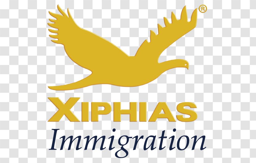 XIPHIAS Immigration DMCC Logo Consultant Travel Visa - Yellow - German Passport Emblem Transparent PNG