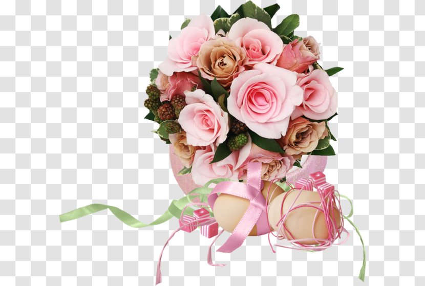 Garden Roses Greeting Flower Bouquet Message Friendship - Rose Transparent PNG