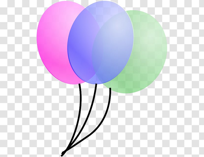 Hot Air Balloon Clip Art - Violet - Children And Balloons Transparent PNG