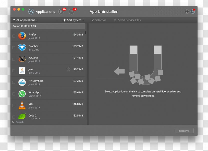 Uninstaller MacOS Computer Software Mac App Store - Technology - Versioning Transparent PNG