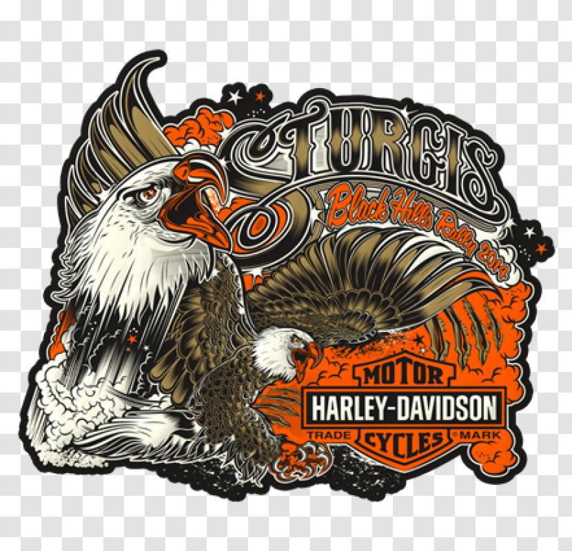 Harley-Davidson Custom Motorcycle T-shirt Logo - Daytona Beach - Harley Davidson Transparent PNG