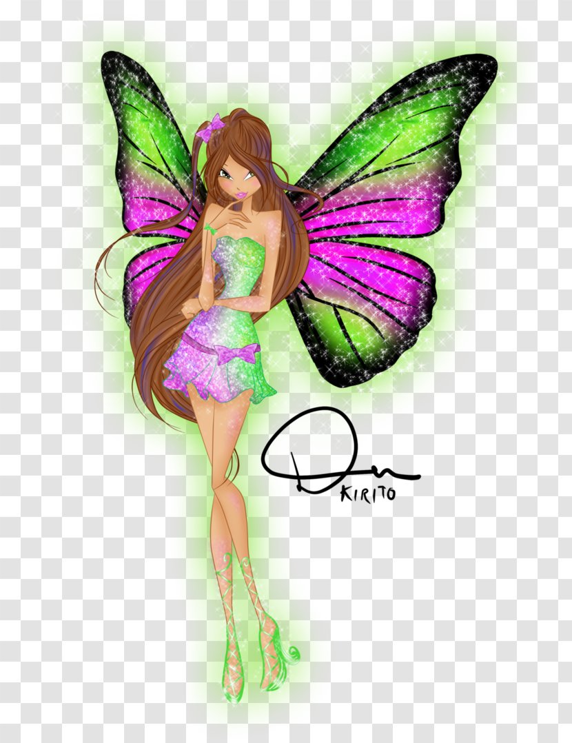 Flora Fairy Boszorkány Drawing Mythix - Insect Transparent PNG