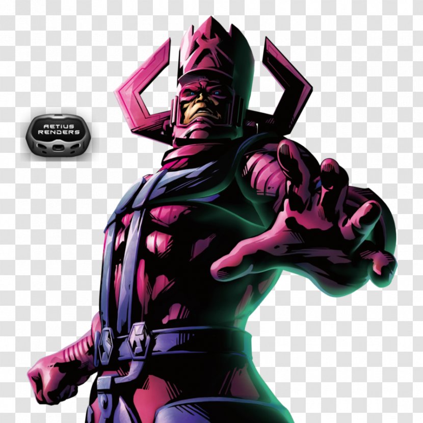 Doctor Doom Silver Surfer Thanos Black Adam Galactus - Marvel Cliparts Transparent PNG