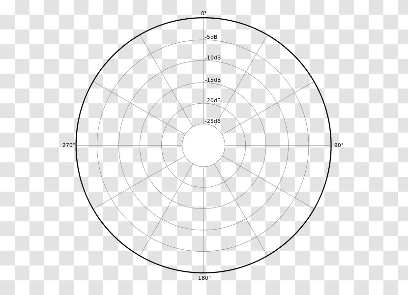 Microphone Omnidirectional Antenna Sound Pattern - Image Tracing Transparent PNG