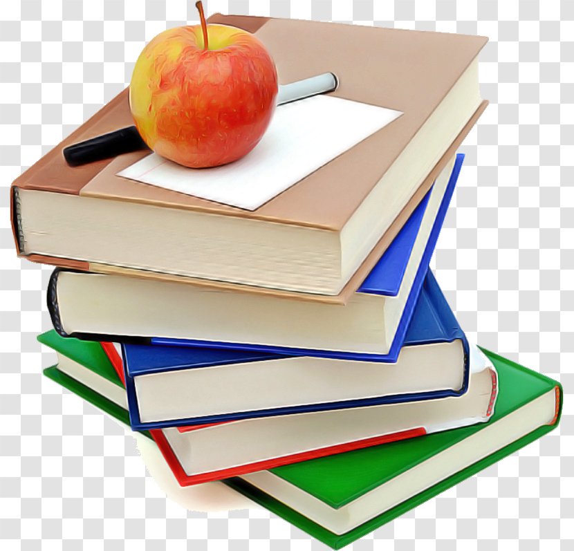 Education Book Apple Learning Fruit - Paper Product Transparent PNG