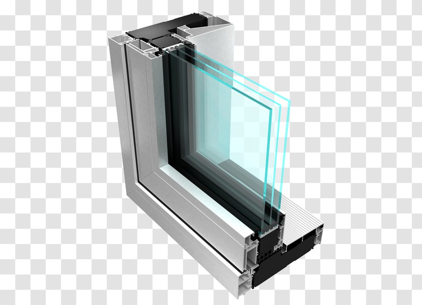 Window Door Thermal Insulation Balcony R-value - Metal - Glass Building Transparent PNG