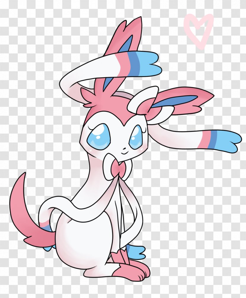 Pokémon X And Y Red Blue Pikachu Eevee Sylveon - Heart Transparent PNG
