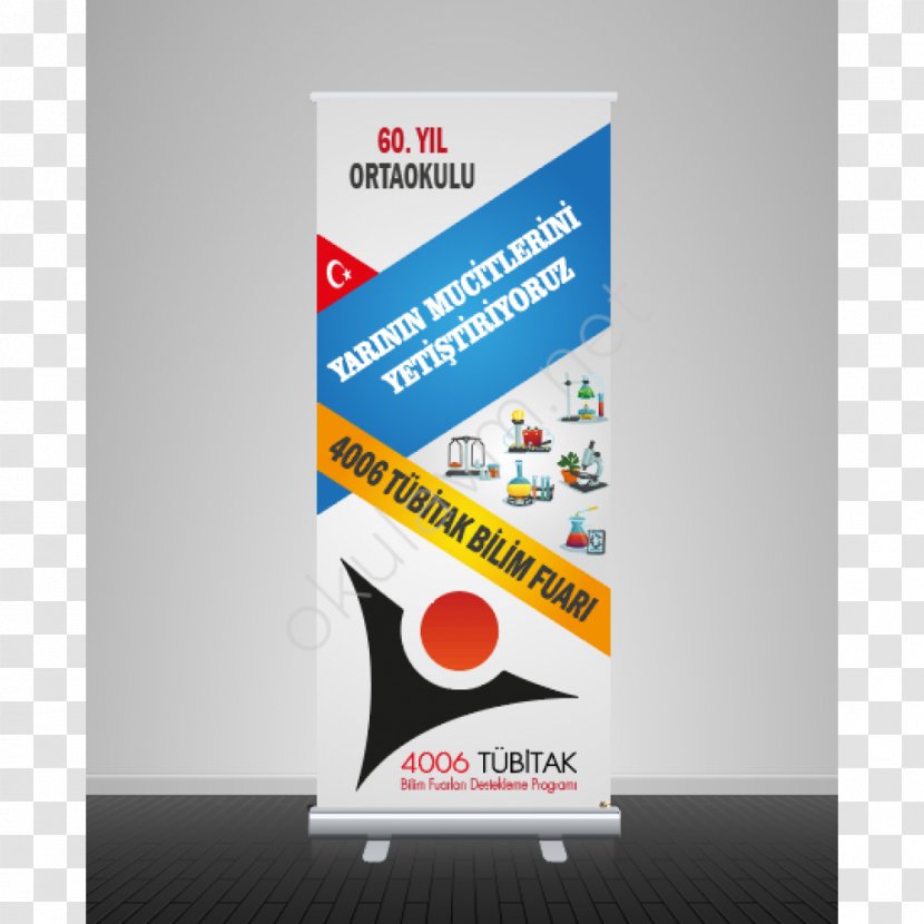 Science Display Advertising Web Banner Product Design - Rollup Transparent PNG