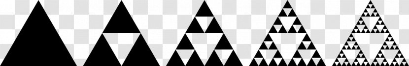 Sierpinski Triangle Fractal Carpet Mathematics - Structure Transparent PNG