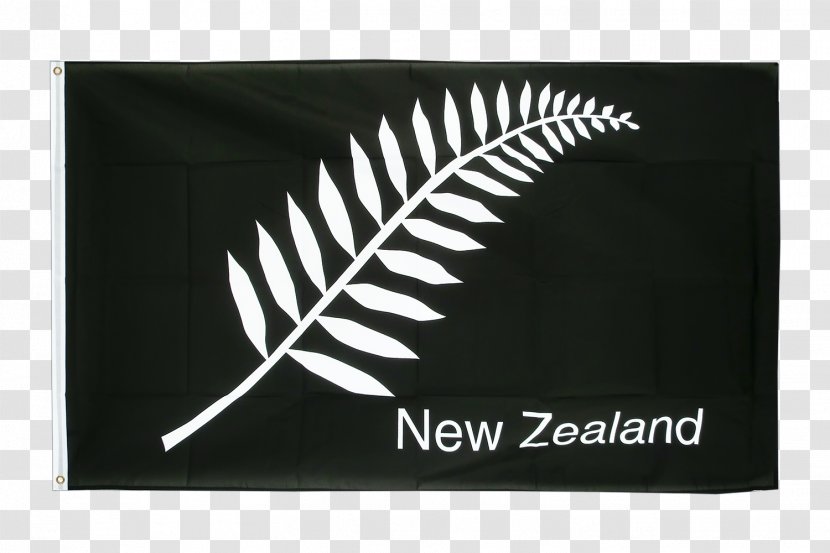 New Zealand National Rugby Union Team Silver Fern Flag Of - Feather Transparent PNG