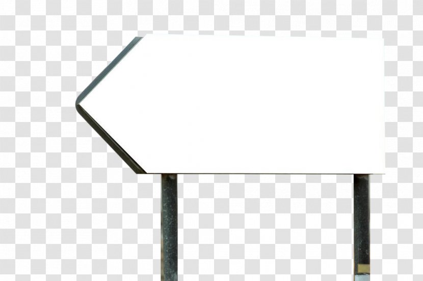 Table Black And White Chair Pattern - Blank Signboard Transparent PNG
