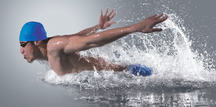 Open Water Swimming Sport Aerob Trening Endurance - Watercolor Transparent PNG