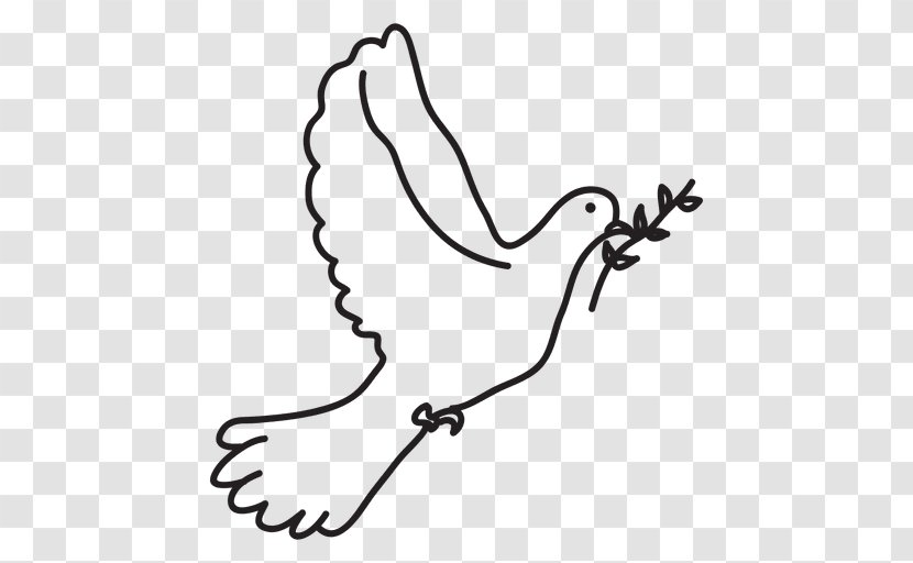 Doves As Symbols Peace - Watercolor - Dove Transparent PNG