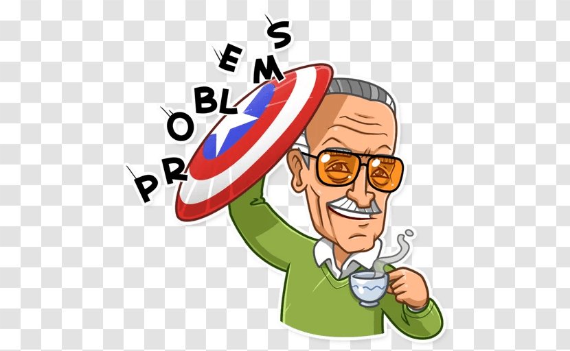 Stan Lee Cartoon - Human - Gesture Thumb Transparent PNG