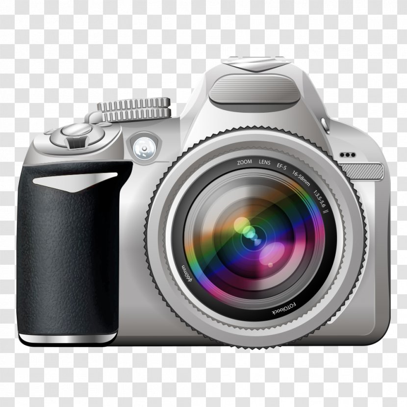 Single-lens Reflex Camera Photography Digital SLR - Royaltyfree - Cameras Transparent PNG