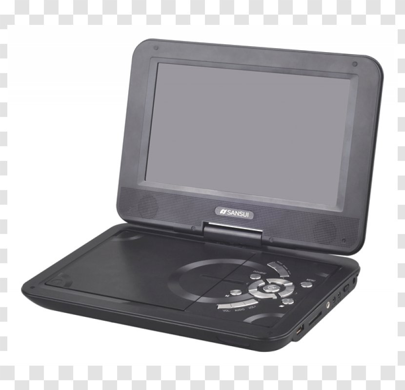 Sansui Electric Portable DVD Player Loudspeaker Electronics High Fidelity - Articulating Screen - Mace Windu Transparent PNG