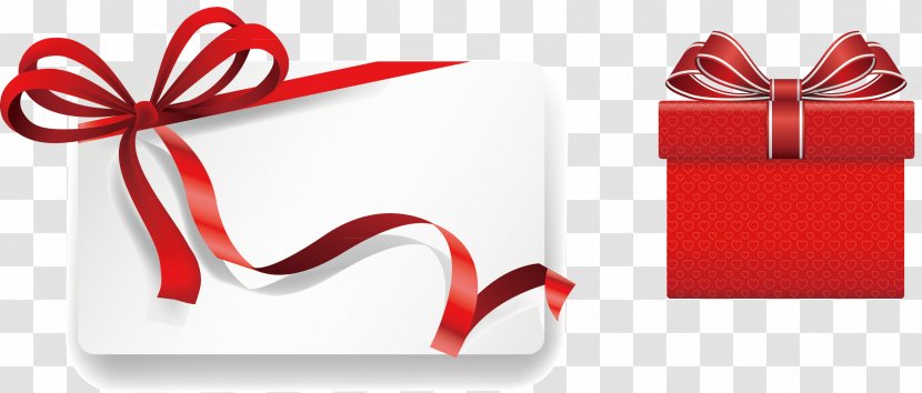 Gift Card Ribbon Download - Love - Red Transparent PNG