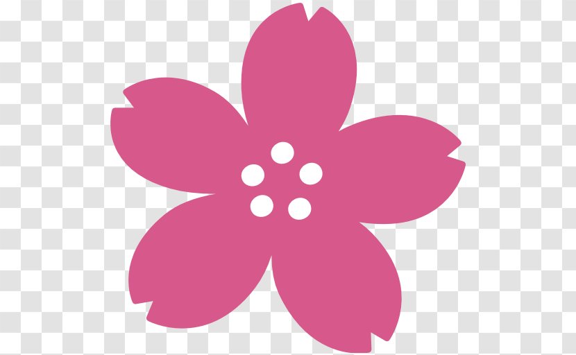 Emoji Android Cherry Blossom Unicode - Kitkat Transparent PNG