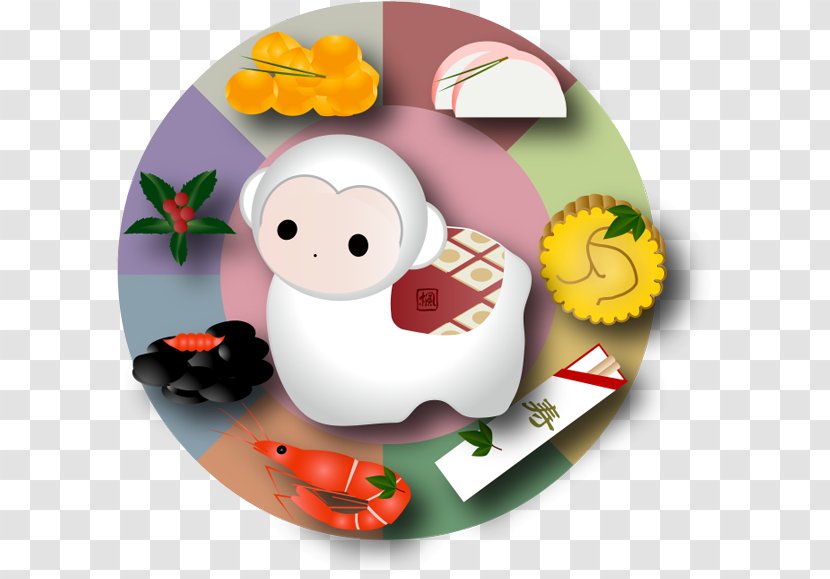 Osechi Monkey Sexagenary Cycle Food - Southern Cross Transparent PNG