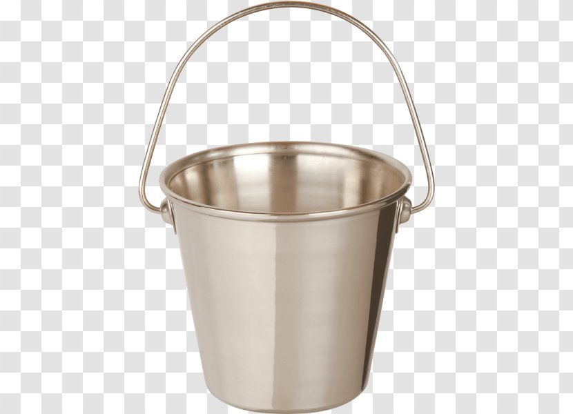 Bucket Metal Stainless Steel Transparent PNG