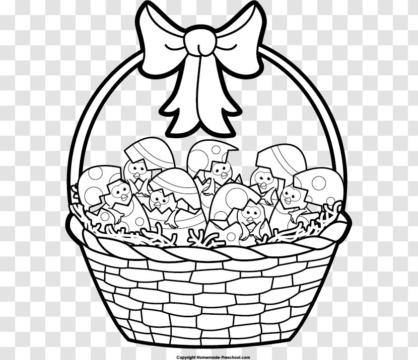 Easter Bunny Egg Basket Clip Art - Resurrection Of Jesus Transparent PNG