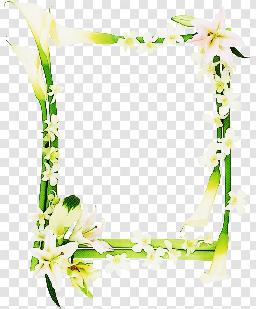 Flower Background Frame - Plant Picture Transparent PNG