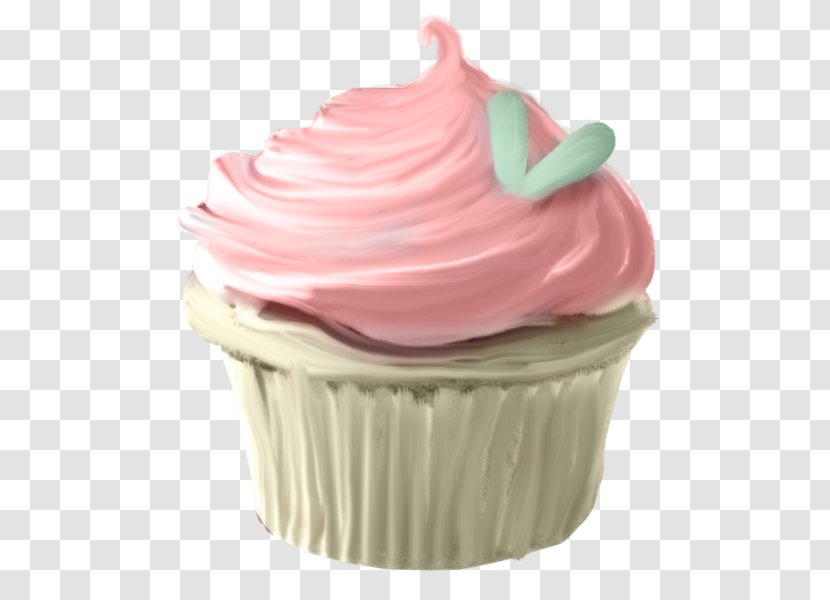 Buttercream Cupcake Flavor Frozen Dessert - Cup Transparent PNG