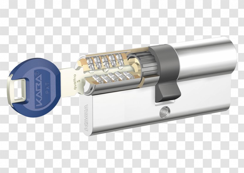 Pin Tumbler Lock Dormakaba Key Cylinder - Door - Kaba Transparent PNG