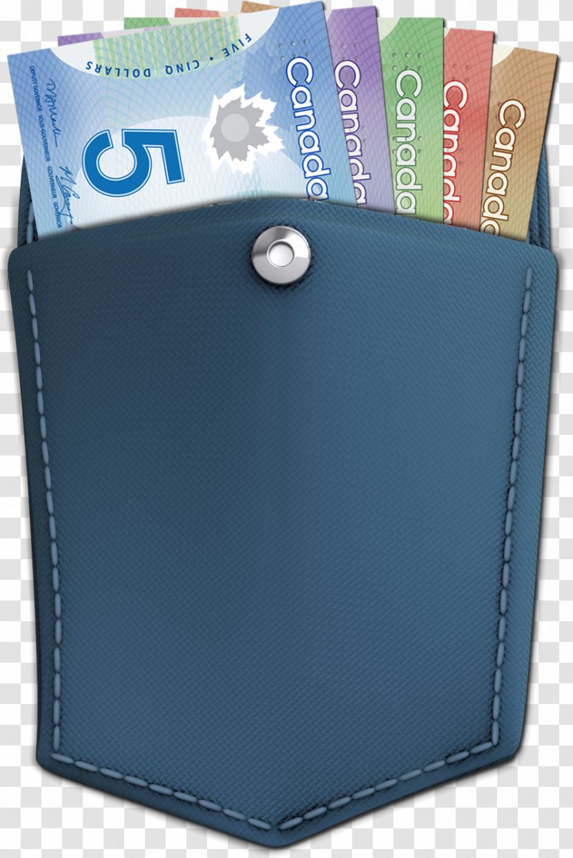 Wallet - Electric Blue - Money Pocket Transparent PNG