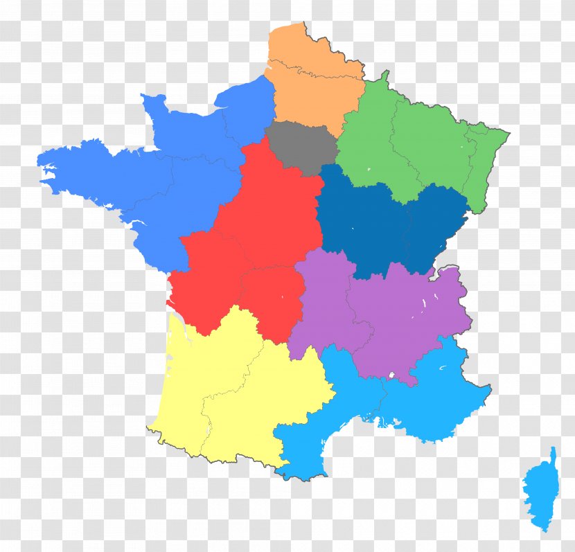 Fort-de-France Map Regions Of France - Area Transparent PNG