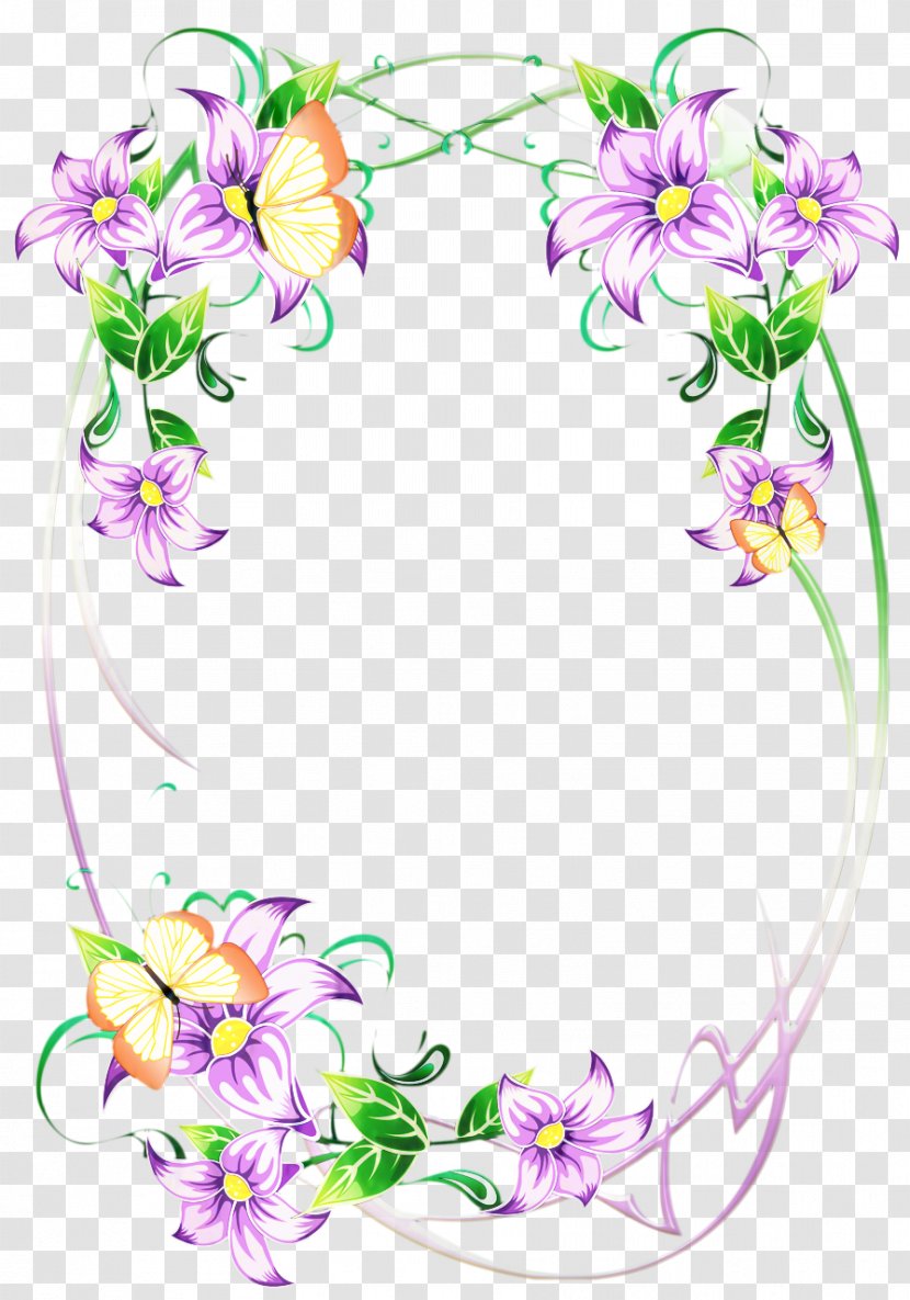 Flower Background Frame - Picture Interior Design Transparent PNG