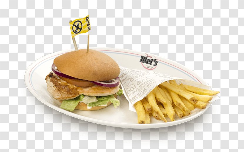 Breakfast Sandwich Cheeseburger Hamburger Fast Food Veggie Burger - American - Grilled Chicken Transparent PNG