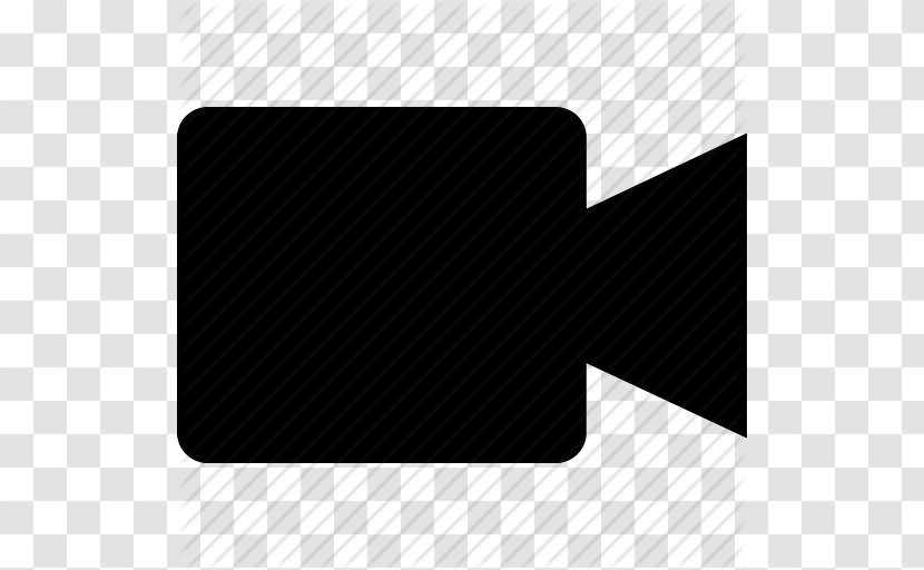 Black Brand Pattern - And White - Movie Camera Icon Transparent PNG