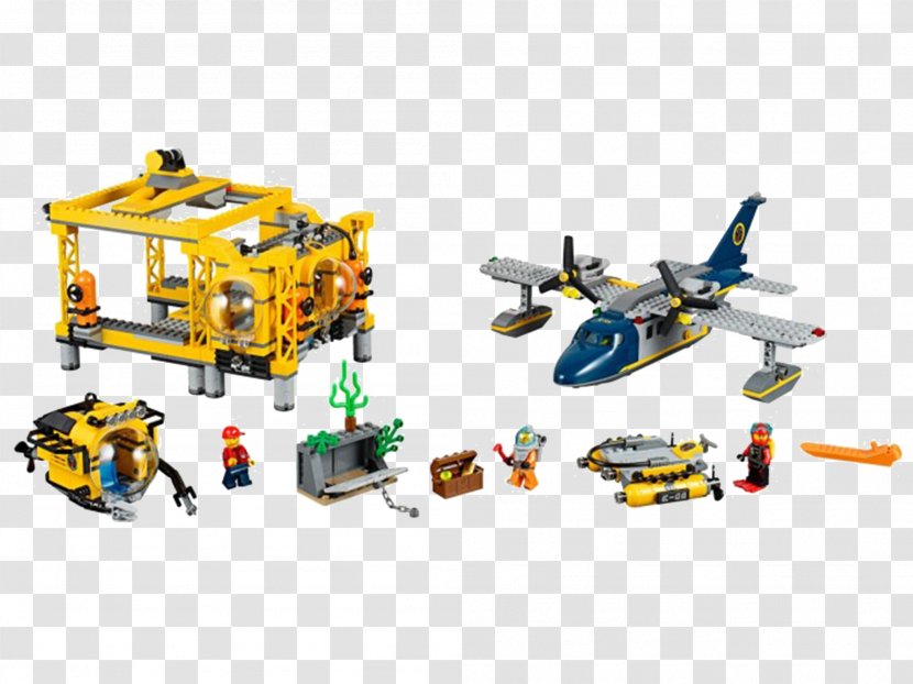 LEGO 60096 City Deep Sea Operation Base 60095 Exploration Vessel Toy Lego Store - Block - Olive The Explorer Transparent PNG