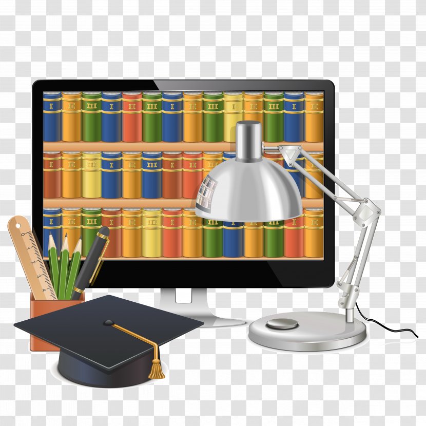 Digital Library Online Public Access Catalog Computer Database - Information - Desk Lamp Transparent PNG
