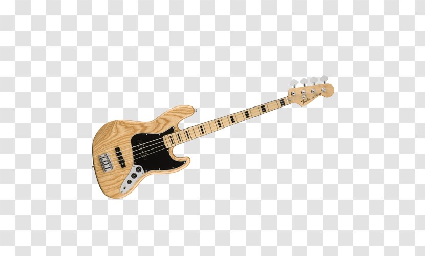 Bass Guitar Electric Fender Musical Instruments Corporation Precision Jazz - Watercolor - Natural Transparent PNG
