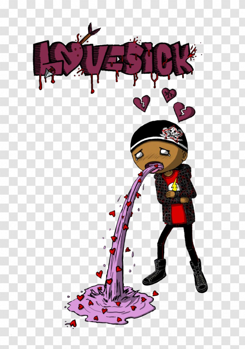 Deathstroke Deadpool Cartoon Drawing - Lovesickness Transparent PNG