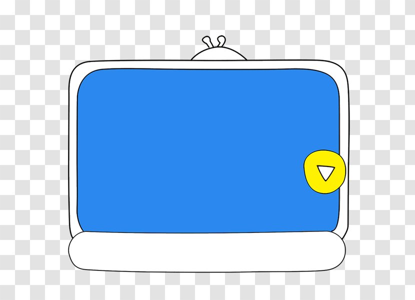 Area Clip Art - Computer Icon - Cartoon Blue Tv Transparent PNG