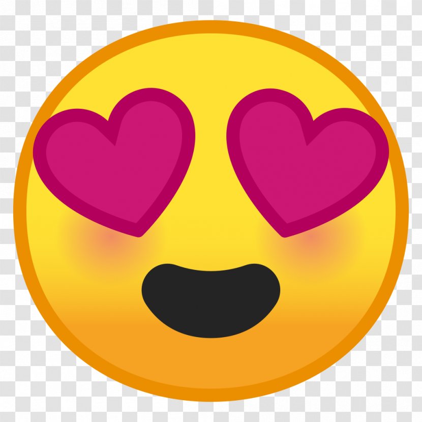 Emoji Smiley Heart Emoticon Face - Noto Fonts Transparent PNG