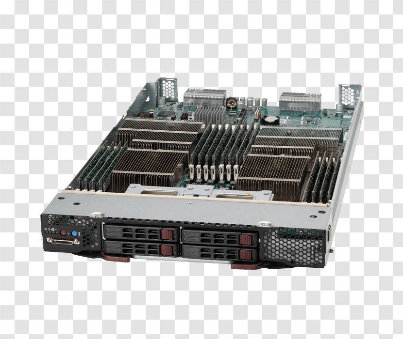 Computer Servers Hardware Super Micro Supermicro SuperBlade SBA-7142G-T4 Computer, Inc. SBI-7126T-SH - Server Transparent PNG